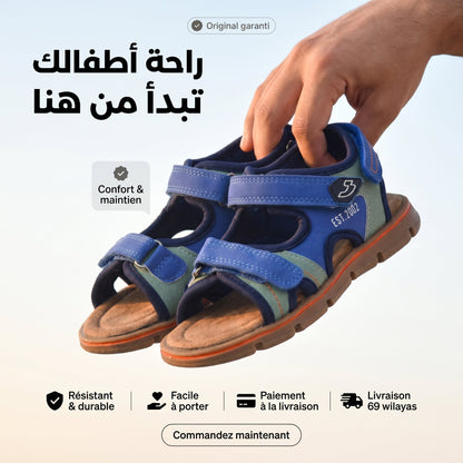 Safety Jogger Sandales Enfant Métallisées