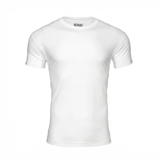 DEPART T-SHIRT HOMME BLANC 100% COTON SIMPLE