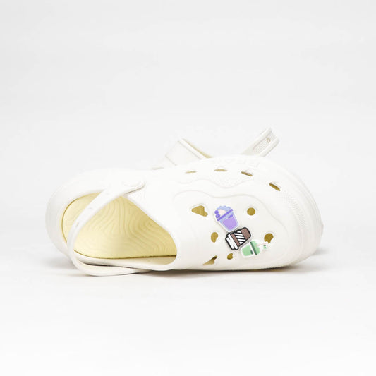PEAK SLIPPERS SANDALS WHITE