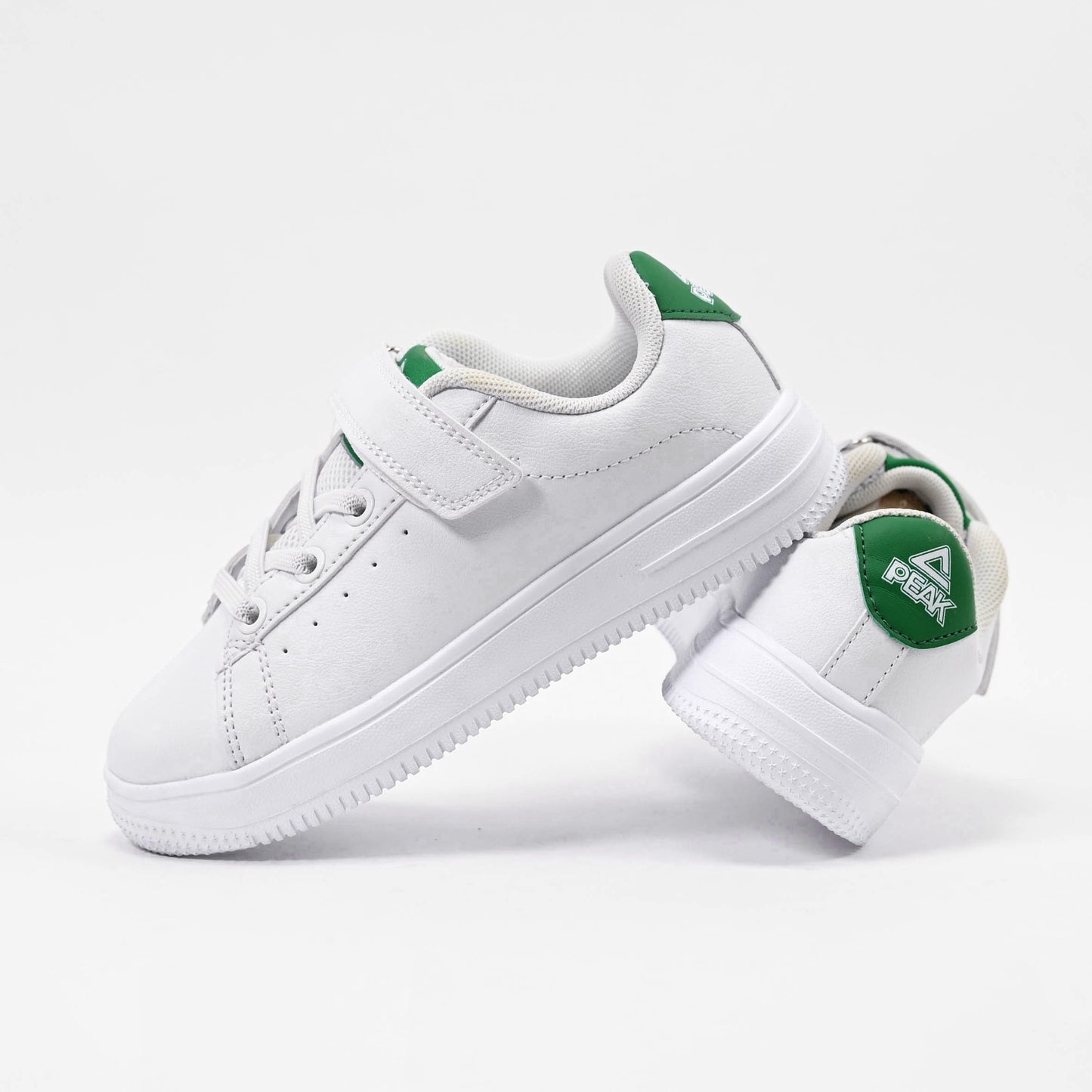 Peak Kids Casual Shoes White Green