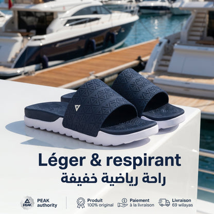 Peak Taichi Slippers Navy White
