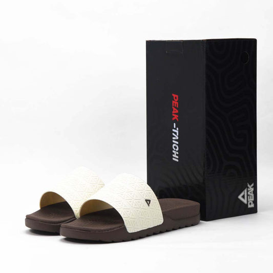 Peak Taichi Slippers White Black Red