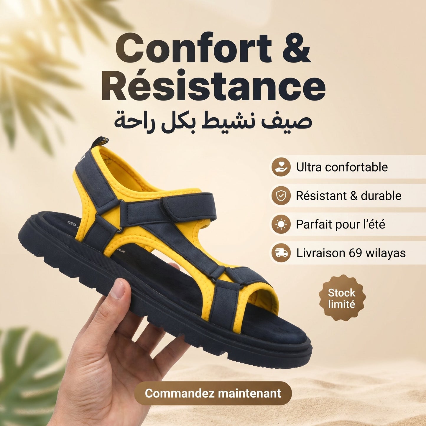 Safety Jogger Kids Memory Foam Sandals